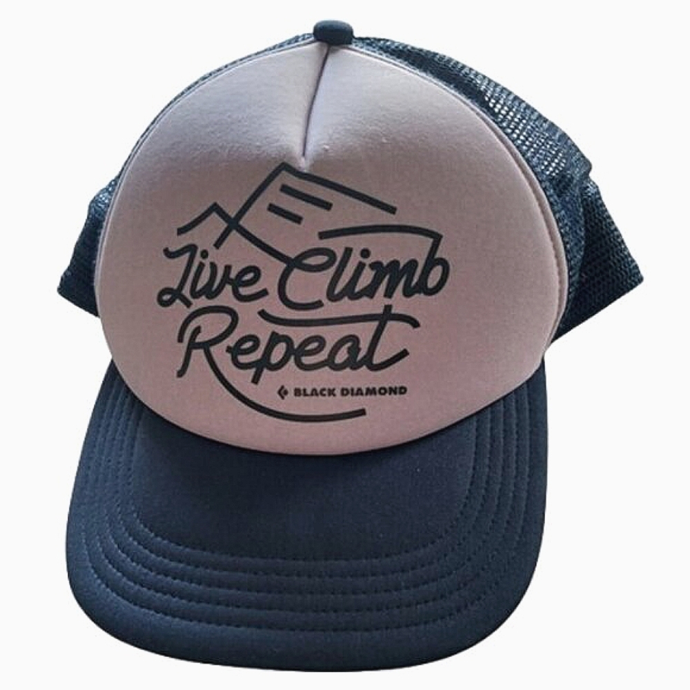 Black Diamond Live Climb Repeat Trucker Foam Cap Pink/Navy One Size